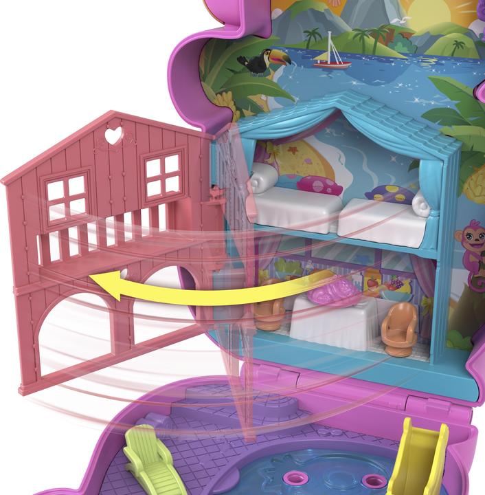 Actual product image Polly Pocket Play set monkey mum and baby