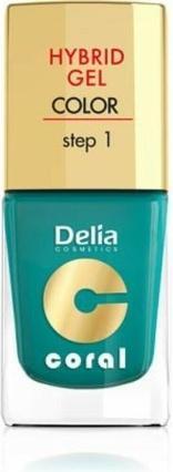 Produktbild Delia Cosmetics Cosmetics Coral Hybrid Gel Nail Polish No. 10 Metallic Green 11ml