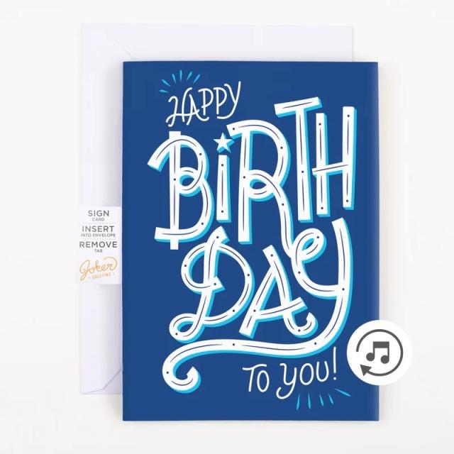 Immagine prodotto Joker Greeting Biglietto con musica infinita Buon compleanno a te - (1 pz.)