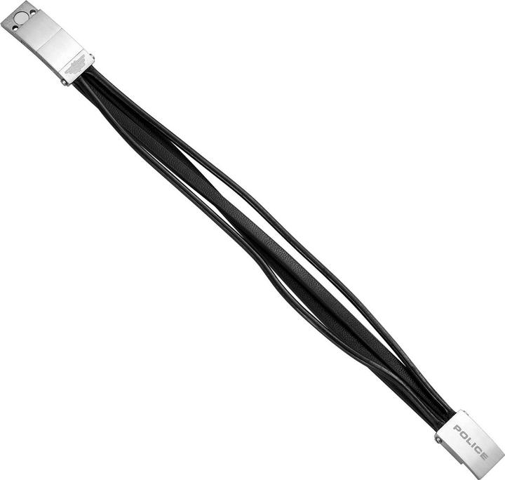 Produktbild Police Gozo II Armband (21 cm, Edelstahl, Leder)