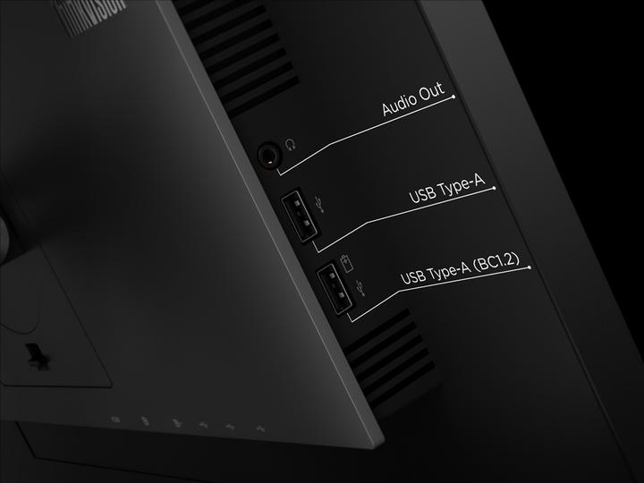 Actual product image Lenovo ThinkVision P24q-20 (2560 x 1440 pixels, 23.80")