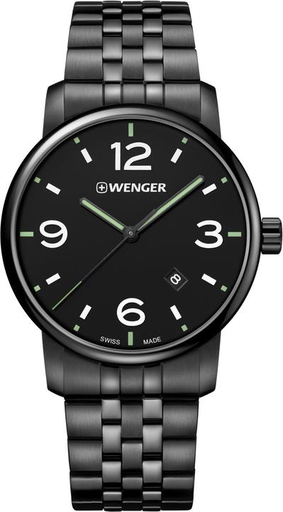 Wenger métropole urbaine (Montre analogique, Swiss Made, 42 mm)