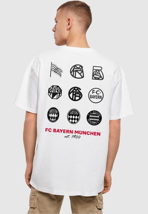 Produktbild FC Bayern München Logo History Heavy Oversized Tee - 112257 (XXL)