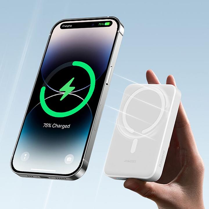 Image du produit Baseus Magnetic Wireless Powerbank (10000 mAh, 30 W, 23.10 Wh)
