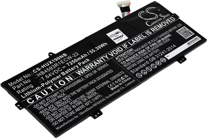 Produktbild AccuCell Akku Huawei MateBook X Pro 2020, MACH-W19L, Typ HB4593R1ECW-22 (7250 mAh)