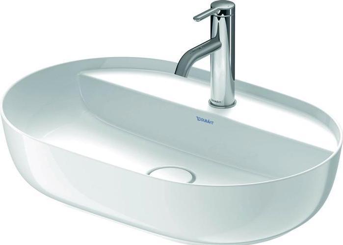 Image du produit Duravit Vasque à poser LUV o ÜL m HLB 600x400mm 1 HL we sdm WG (400 mm, 600 mm)