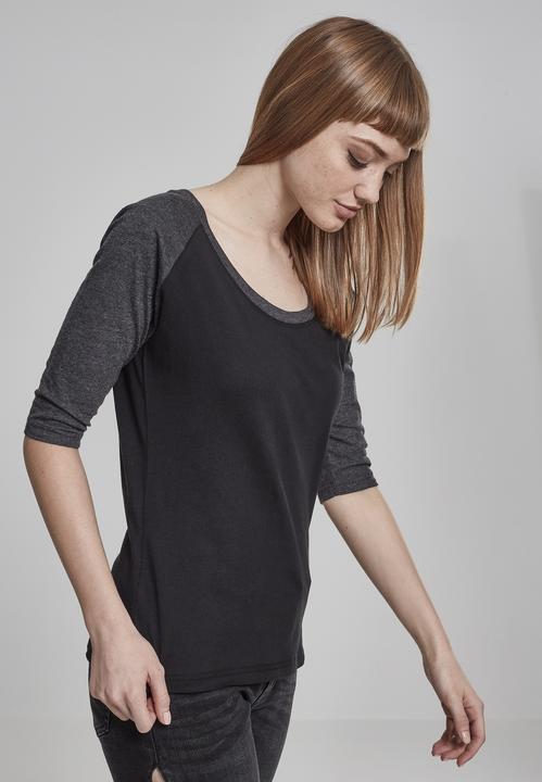 Actual product image Urban Classics Ladies 3/4 Contrast Raglan Tee (XS)