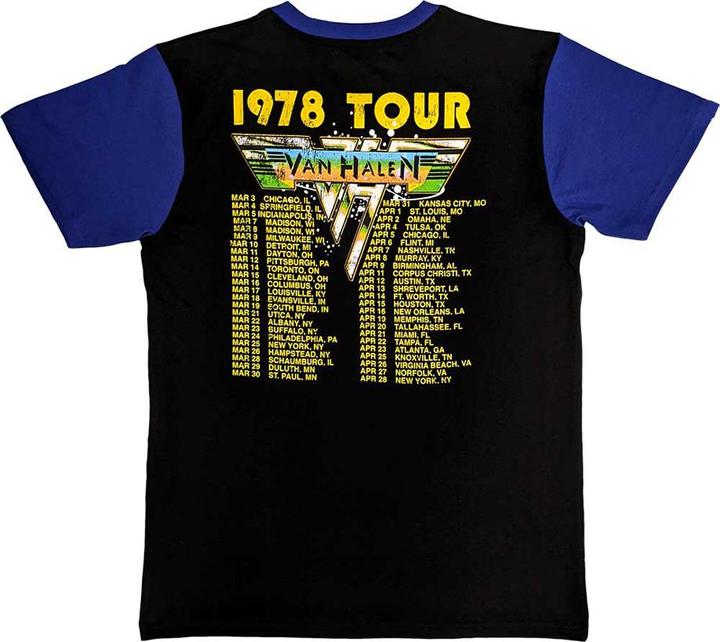 Image du produit Van Halen - T-shirt TOUR DATES - Adulte (L)