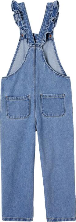 Vertbaudet Mädchen Latzjeans mit Volantträgern Oeko-Tex