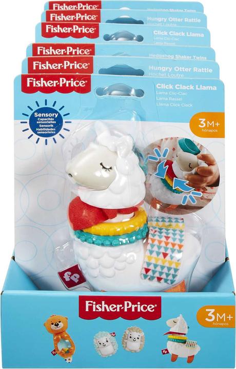 Actual product image Fisher-Price Animal rattles, activity toys for babies