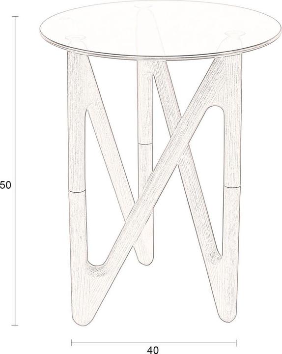 Image du produit Dutchbone Table (40 x 40 x 50 cm)