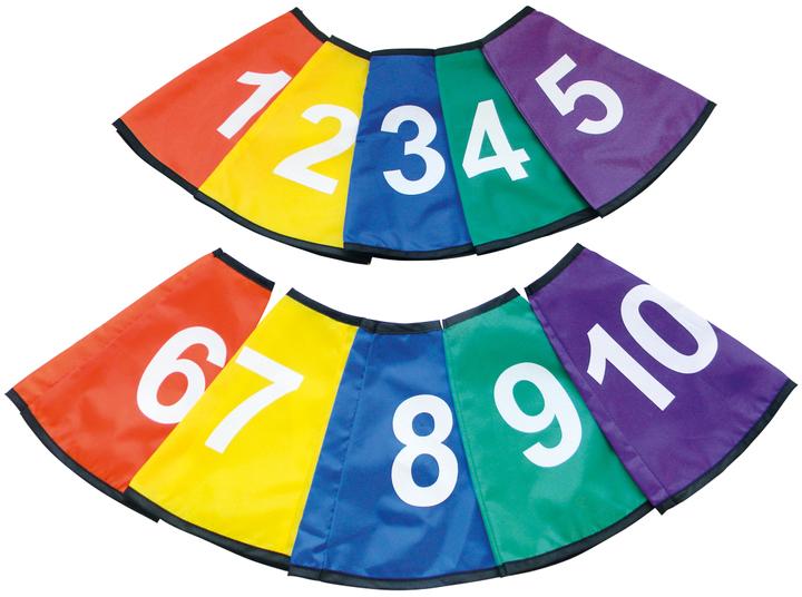 Actual product image Spordas ® Aufstecknummern für Markierkegel