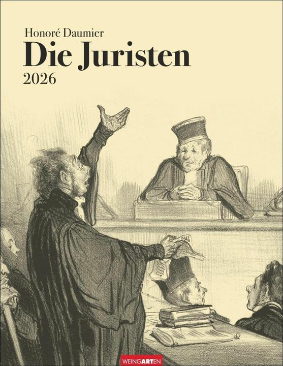 Actual product image Honoré Daumier: Die Juristen Kalender 2026 (34 x 44 cm, German)
