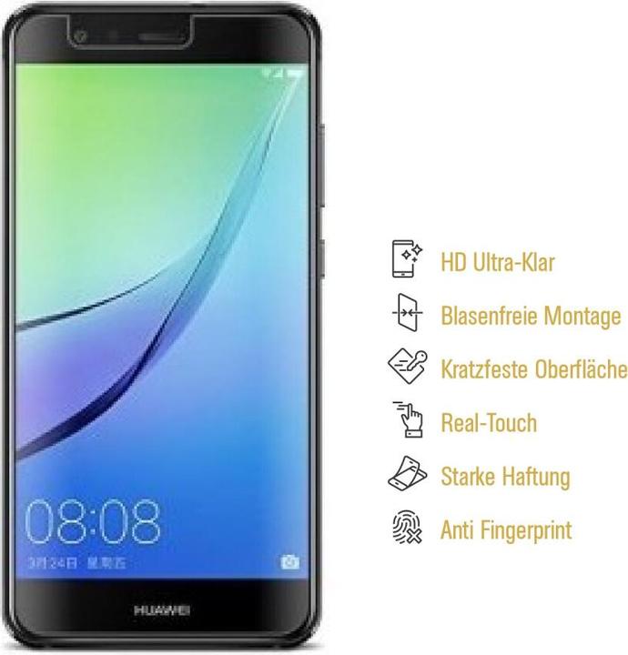 Actual product image Protectorking 3x Panzerfolie Anti-Shock HD Klar (3 Piece, Huawei Nova Lite)