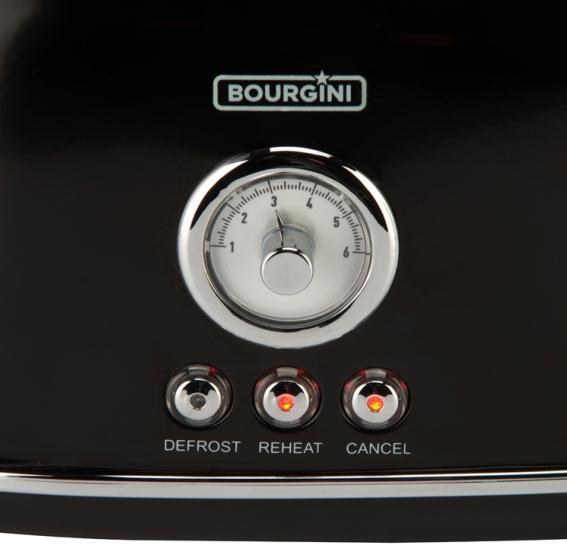 Image du produit Bourgini Grille-pain rétro - Broodrooster - Zwart