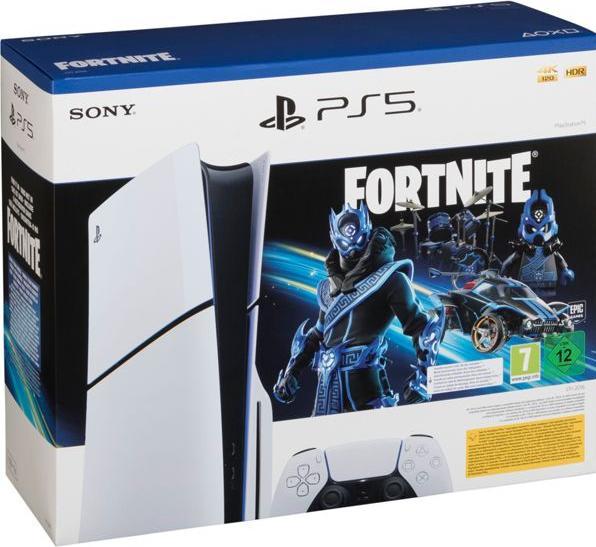 Produktbild Sony PlayStation 5 Slim Disk Edition – Fortnite Cobalt Star Bundle