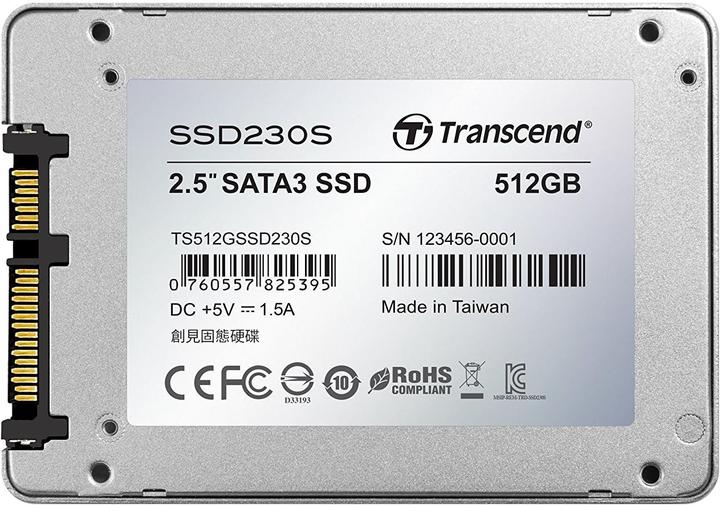 Immagine prodotto Transcend Ssd230s (512 GB, 2.5")