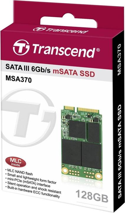 Actual product image Transcend Msa370 (128 GB, mSATA)