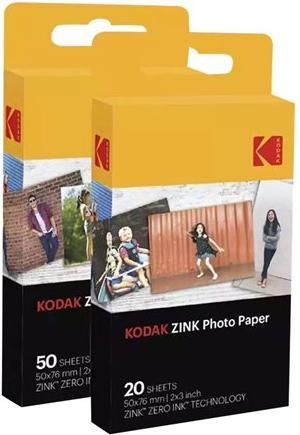 Image du produit Kodak Film instantané 2x3 (Mint, Mini 2, Touche d'encliquetage, craquement, M230, Printomatic)