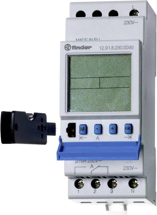 Actual product image Finder Timer for top-hat rail B