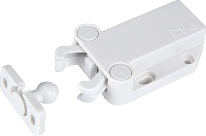Image du produit LAMP® Loquet à pression MC-37F, 78 Newton, plastique blanc