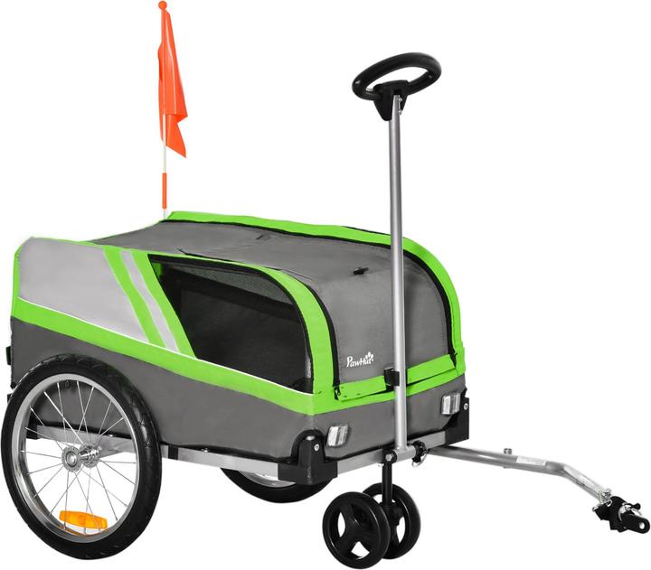 Produktbild PawHut Hundeanhänger 2 in 1 Trolley