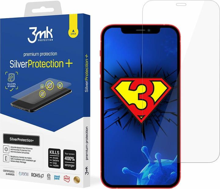 Actual product image 3MK protective film Silver Protection+ for iPhone 12 / 12 Pro (1 Piece, Apple iPhone 12, Realme 12 Pro+)