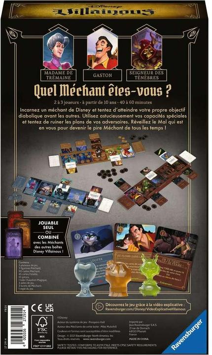 Immagine prodotto Ravensburger Gioco per famiglie Disney Villainous: Ext. 4 -FR- (Francese)