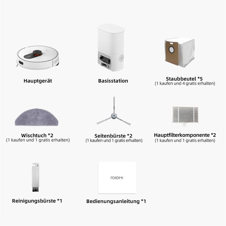 Actual product image Xiaomi Roidmi Eve Rook (Robot vacuum)