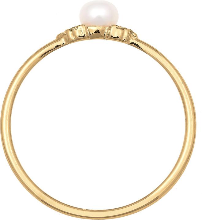 Immagine prodotto Elli DIAMANTI Anello di fidanzamento Diamante perlato (0,03 ct.) Oro giallo 585 (54, 585/14 K Oro)