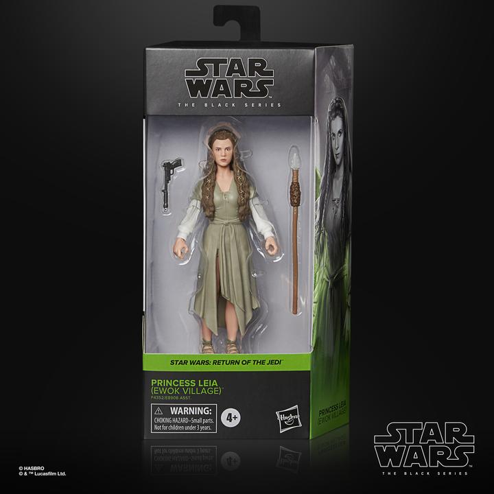 Produktbild Hasbro The Black Series Leia (Ewok Village), 15 cm grosse Figur zu Star Wars: Die Rückkehr der Jed