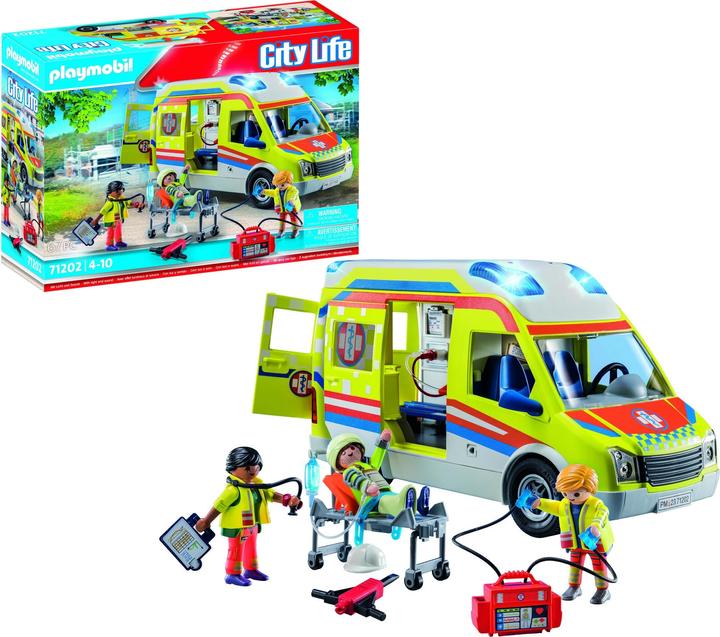 Immagine prodotto Playmobil 71202 Ambulanza con luci e suoni (71202, Playmobil City Life)