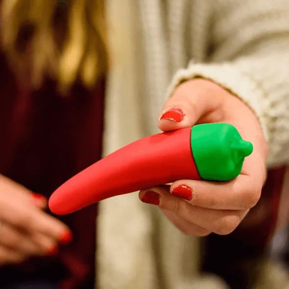 Actual product image Emojibator Chilli Pepper vibrator