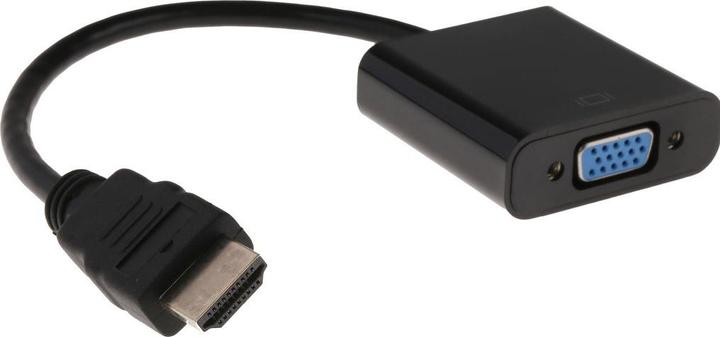 Image du produit Rs Pro Adaptateur HDMI vers VGA Adaptateur AV mâle HDMI - femelle VGA, 150mm (HDMI, 15 cm)