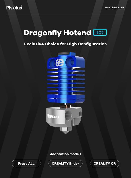Immagine prodotto Phaetus BMS Dragonfly hot-end (Hotend)