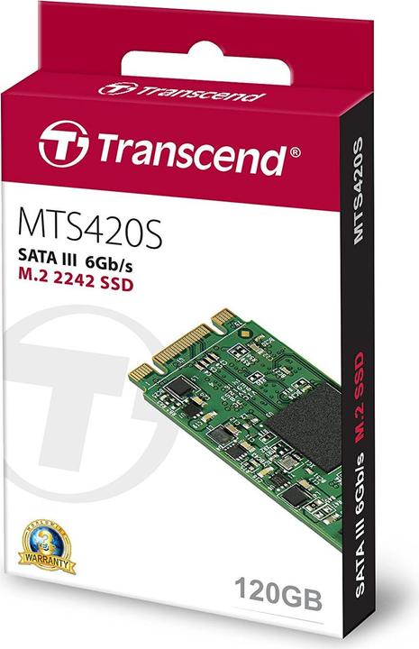 Actual product image Transcend Mts420s (120 GB, M.2 2242)