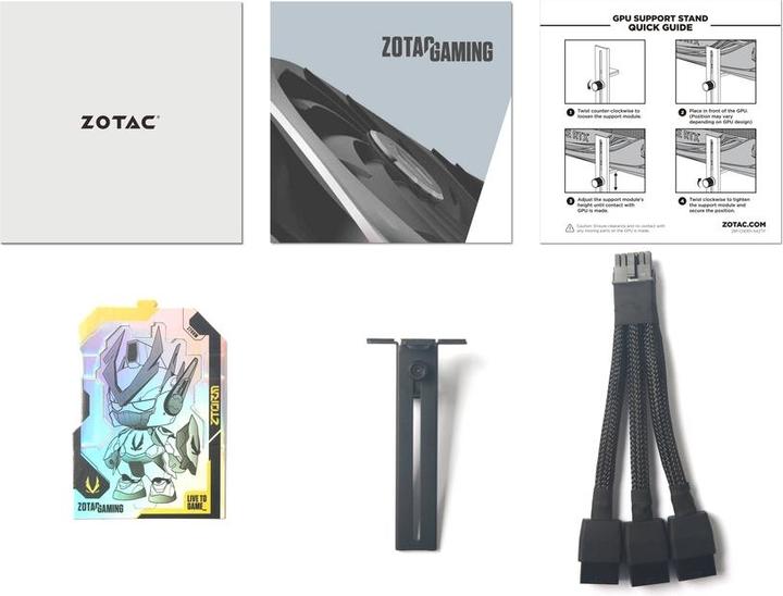 Actual product image Zotac GeForce RTX 4080 SUPER Trinity Black Edition (16 GB)