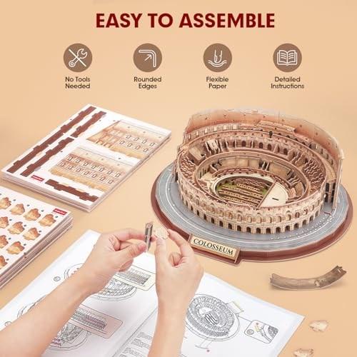 Productafbeelding Dante 3D Puzzel Rome Colosseum 163el MC279H Kubisch plezier (163 onderdelen)