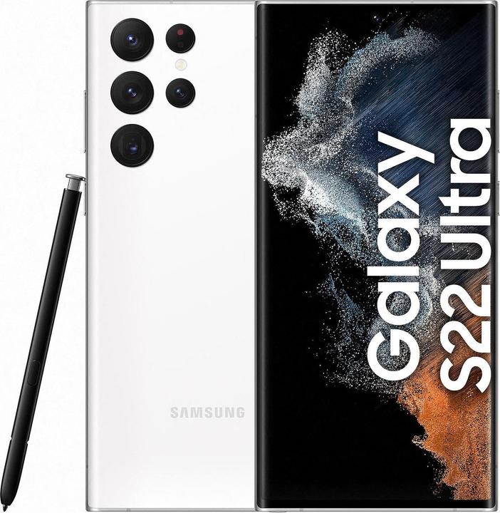 Immagine prodotto Re!commerce Galaxy S22 Ultra 5G (256 GB, Bianco, 6.80", 108 Mpx, Doppia SIM, B / Molto bene)