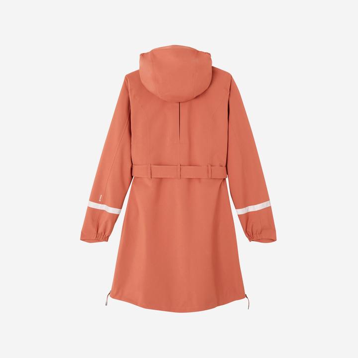 Image du produit Btwin Regentrenchcoat City 940 imperméable femme terracotta (M)