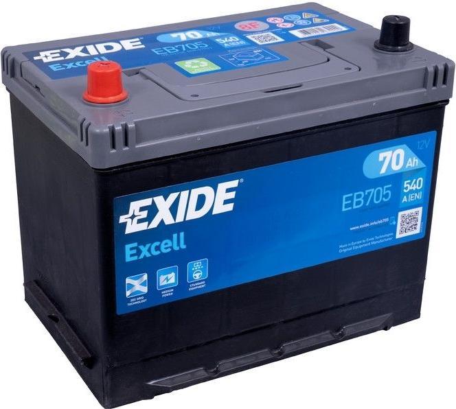 Image du produit Exide Excell (12 V, 70 Ah, 540 A)