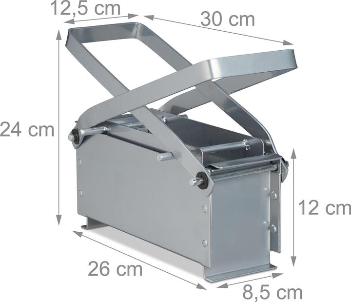 Produktbild Relaxdays Papierbrikettpresse