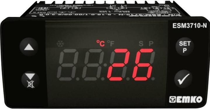 Image du produit Emko Régulateur de température ESM 3710 N Pt100 50 à 400 °C Relais 16 A (L x l H) 71 76 34.5 mm