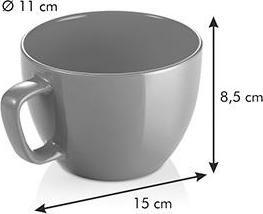 Produktbild Tescoma Large Mug. Grey "Crema Shine" (144 ml, 1 x)