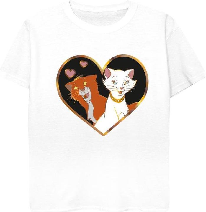 Immagine prodotto Disney The Aristocats Heart Maglietta Ragazze (140, 146)