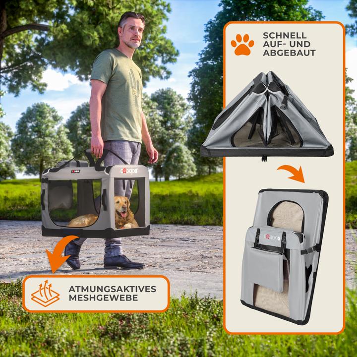 Image du produit Cadoca Boîte de transport S, M, L, XL, XXL (Chien, Respirant)