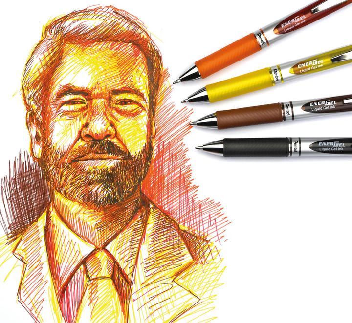 Produktbild Pentel EnerGel Xm (Schwarz, Silber, 1 x)