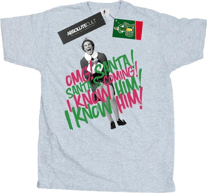 Elf Santa's Coming TShirt (S)