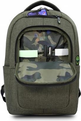 Actual product image Factory CYCLEE City Notebook Bag 39.6 cm (15.6"" ) Backpack Khaki