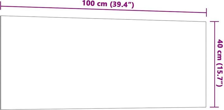Actual product image VidaXL Maternus (100 x 40 cm)